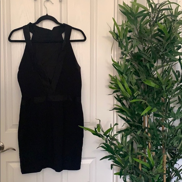 Black Beaded Cocktail Dress - Well Worn - Picture 2 of 2